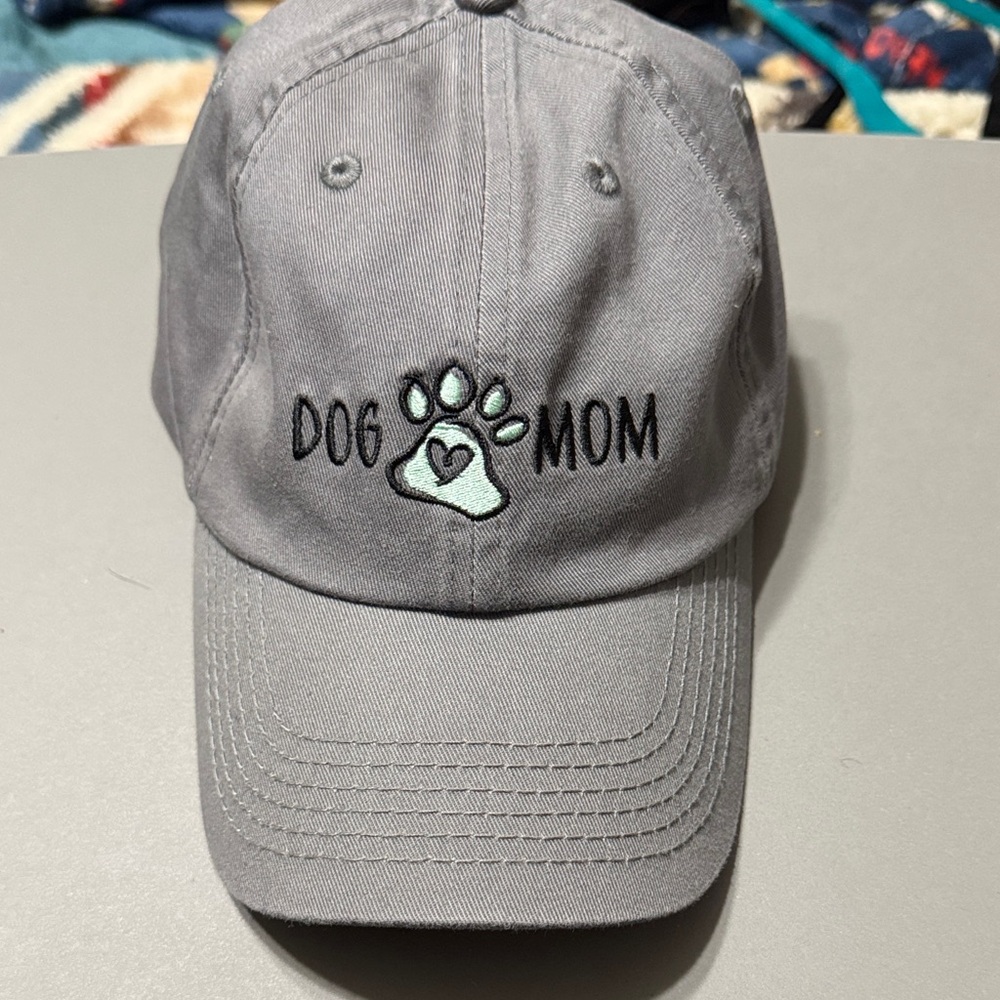 Gray Dog Mom Cap